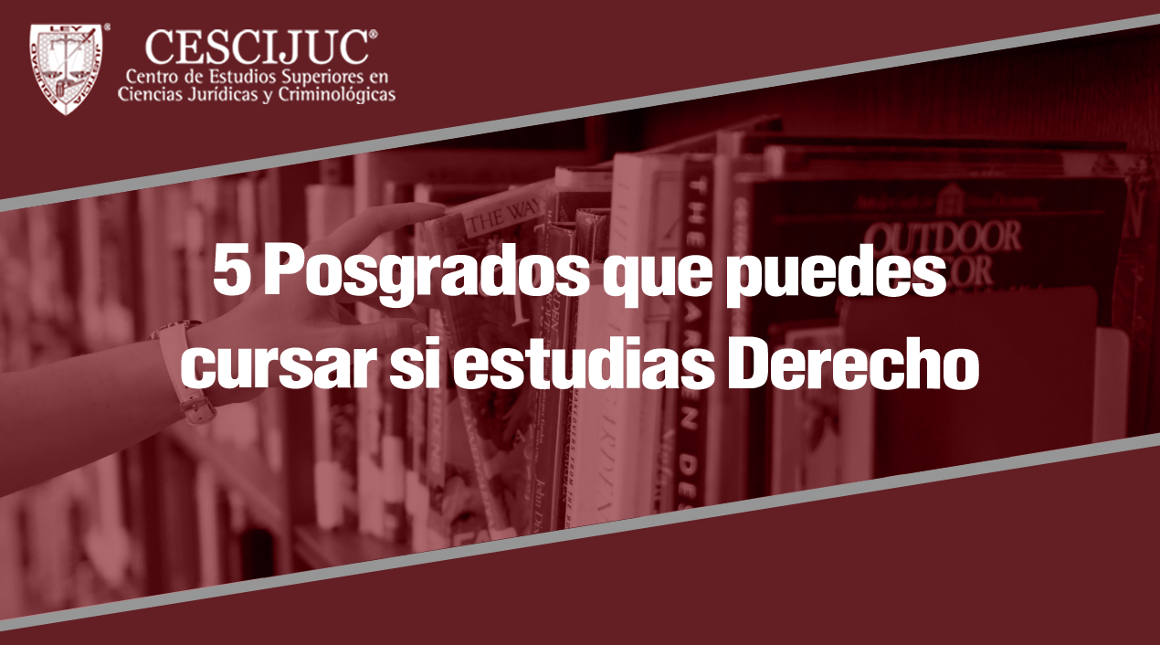 5 Posgrados Que Puedes Cursar Si Estudias Derecho